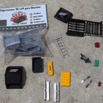 Set Diorama 1:64 Toyota Tacoma Off-Road