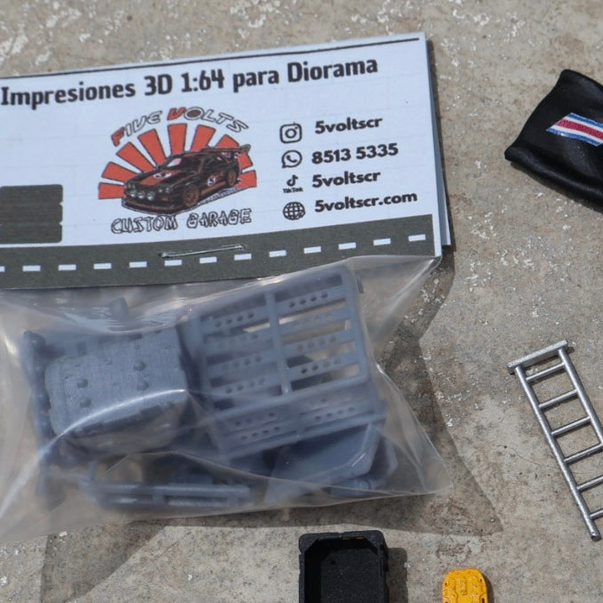 Set Diorama 1:64 Toyota Tacoma Off-Road