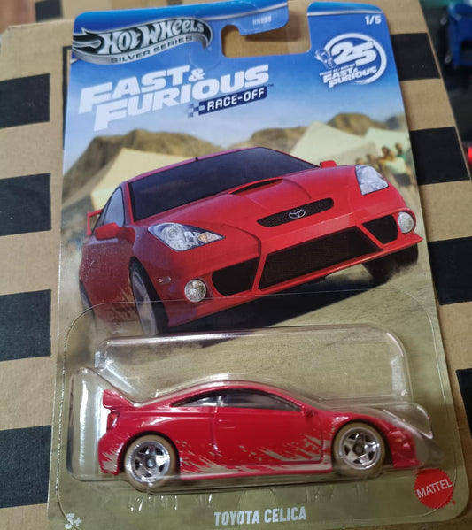 Hot Wheels Toyota Celica Fast & Furious Race-Off Silver Series 1/5