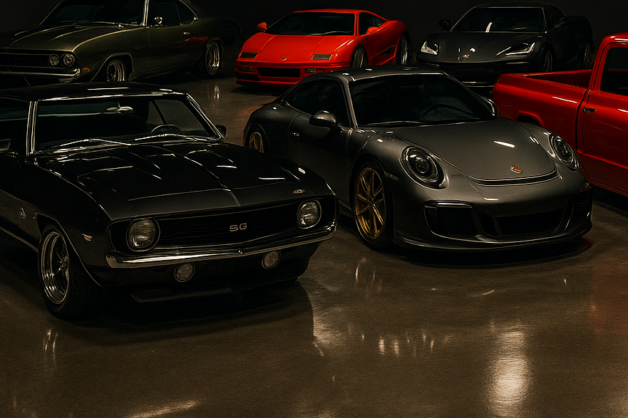 a car colection for catalog portada