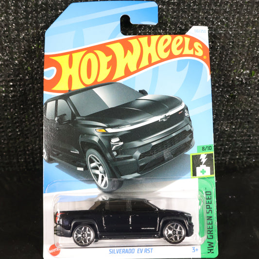 Silverado_EV_RST_HW_Green_Speed_Negro_2500_0 • B02 • Basico, Hotwheels