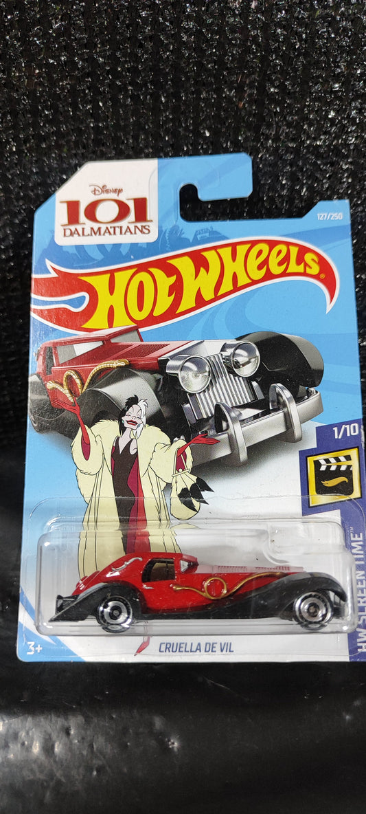 Cruela_De_Vil_HW_3800_0 • B00 • Basico, Hotwheels, Tematicos