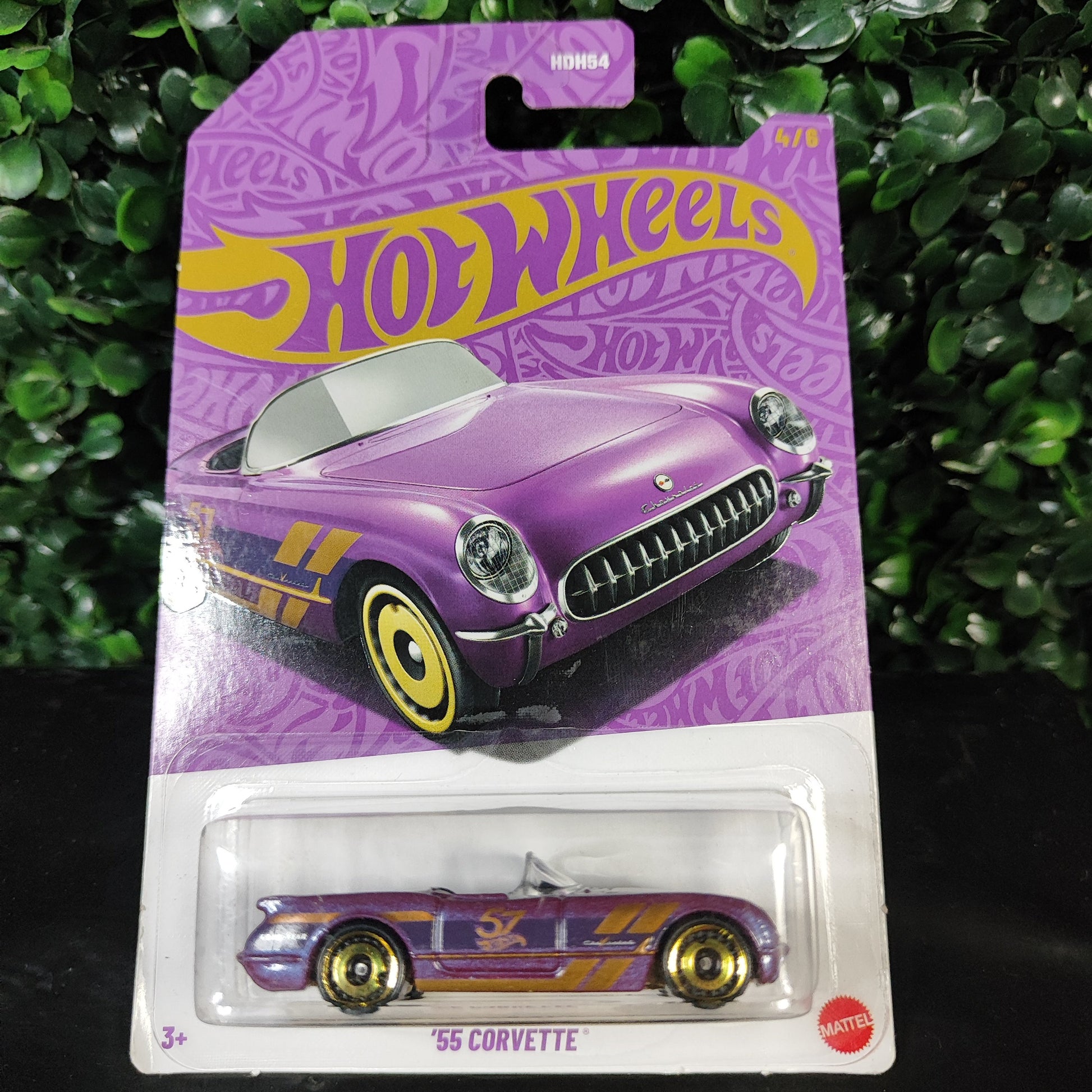 Corvette_55_HW_57_4000_0 • B01 • Basico, Hotwheels, Silver