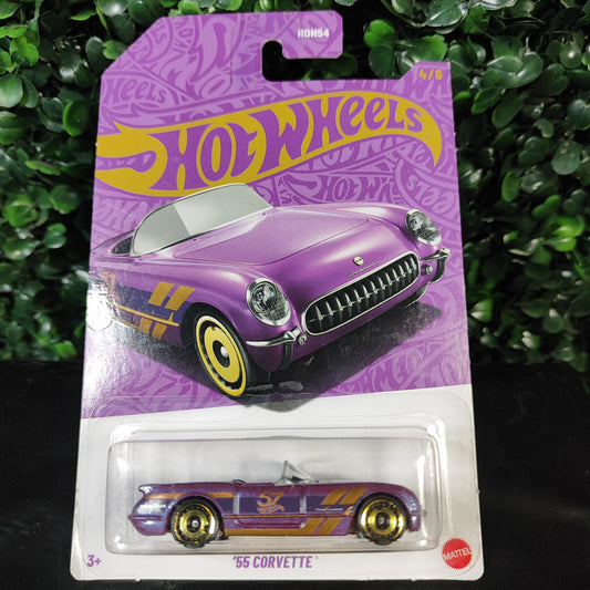 Corvette_55_HW_57_4000_0 • B01 • Basico, Hotwheels, Silver