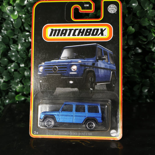 Mercedes_Benz_G500_Matchbox__3500_0 • B00 • Matchbox, Silver, Basico