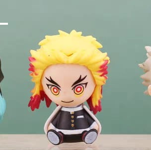 Figuras de Kimetsu No yaiba 4.cm sentados