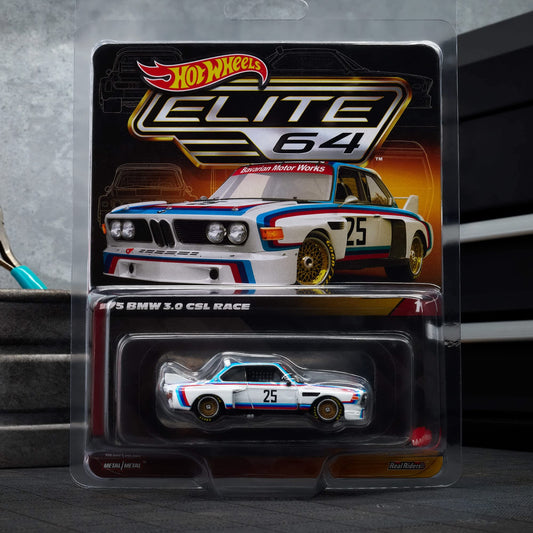 Hot Wheels Elite 64- 1975 BMW 3.0 CSL Race