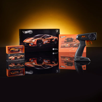 Lamborghini Temerario - Hot Wheels RC + 4 Die-Cast Set