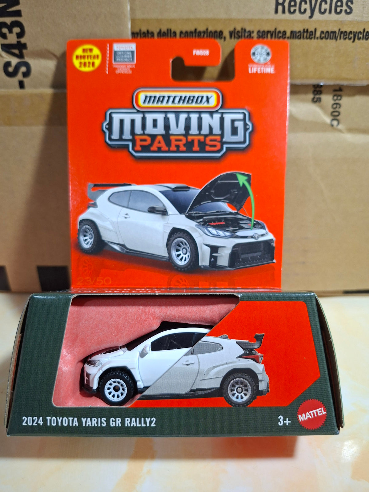 Matchbox Moving Parts - 2024 Toyota Yaris GR Rally2