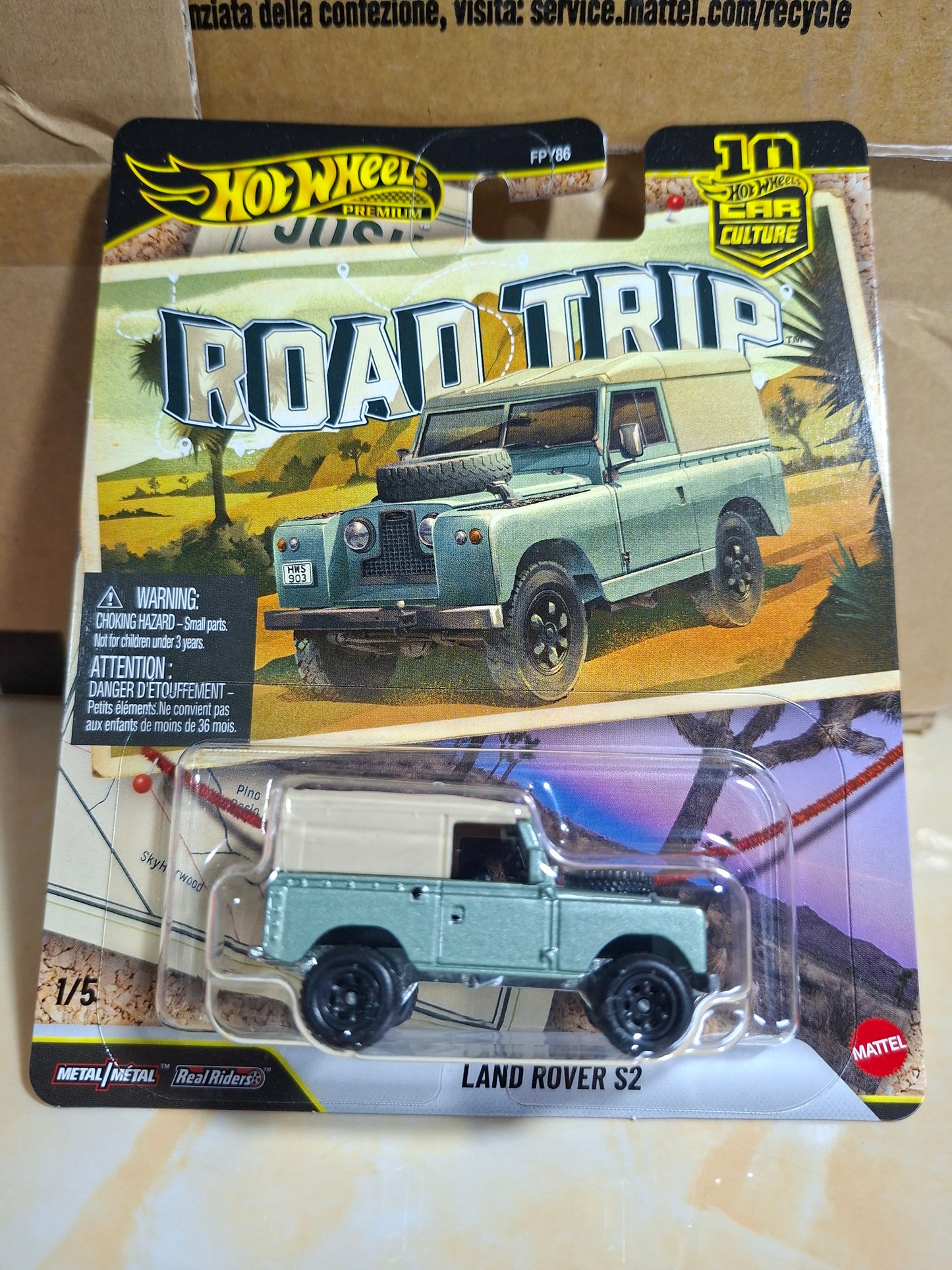 Hot Wheels Premium Land Rover S2 - Car Culture Road Trip