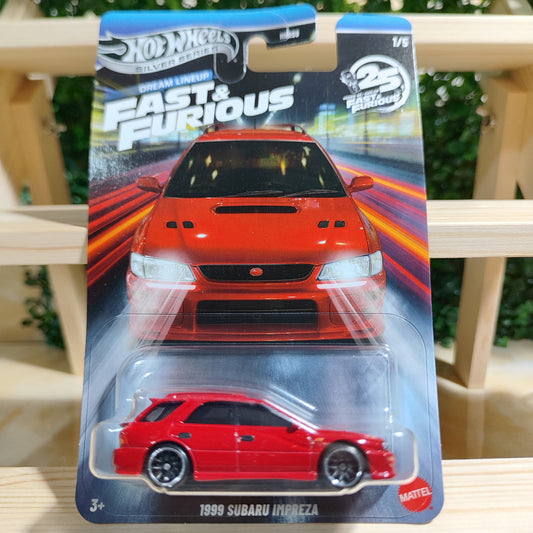 1999 Subaru Impreza - Hot Wheels Silver Series Fast & Furious 25 Aniversario