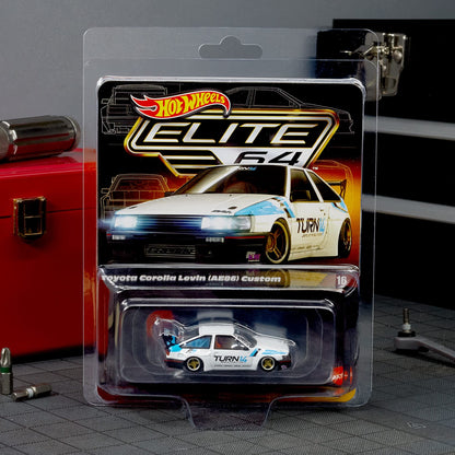 Hot Wheels Elite 64 #16 - Toyota Corolla Levin AE86 Custom Turn 14