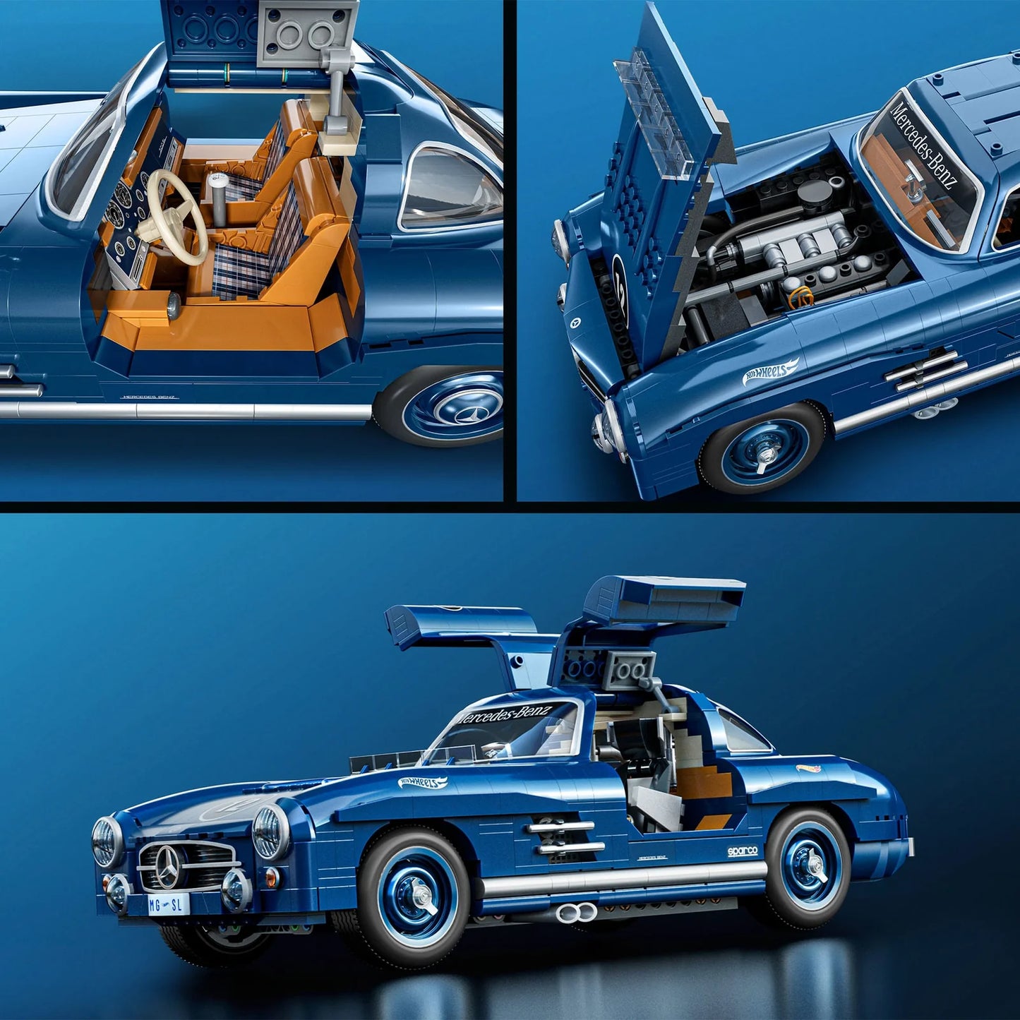 Mercedees Benz 300SL hotwheels brick